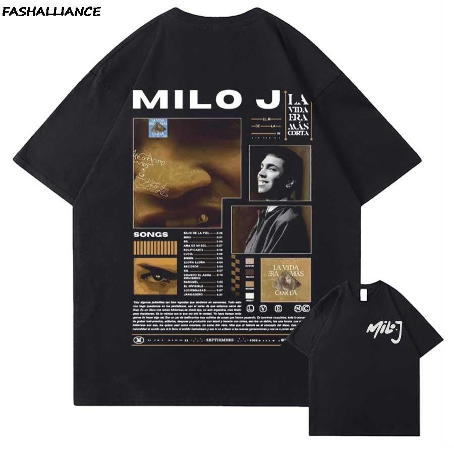 Rapper Milo J Music Album 2025 Tour Merch T shirt for Men Women Streetwear Tops 100 Cotton TShirt MJ2 S
Rapper Milo J Music Album 2025 Tour Merch T shirt for Men Women Streetwear Tops 100 Cotton TShirt MJ2 S