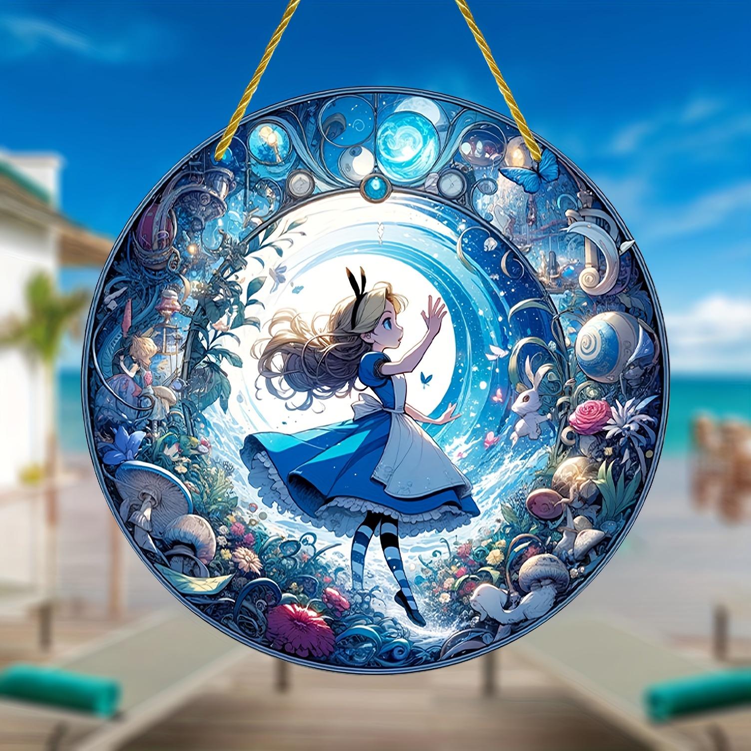 Enchanting Alice in Wonderland Acrylic Suncatcher Stained Glass Effect Garden Decoration
Enchanting Alice in Wonderland Acrylic Suncatcher Stained Glass Effect Garden Decoration