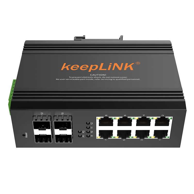 keepLINK KP-9000-75 Series Managed Industrial Ethernet Switch
keepLINK KP-9000-75 Series Managed Industrial Ethernet Switch