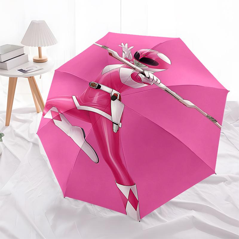 Pink Ranger Inspired Automatic Opening/Closing Umbrella with 3-Fold Design and Iron Frame - Perfect for Fans, Travelers, and Daily Use010445
Pink Ranger Inspired Automatic Opening/Closing Umbrella with 3-Fold Design and Iron Frame - Perfect for Fans, Travelers, and Daily Use010445