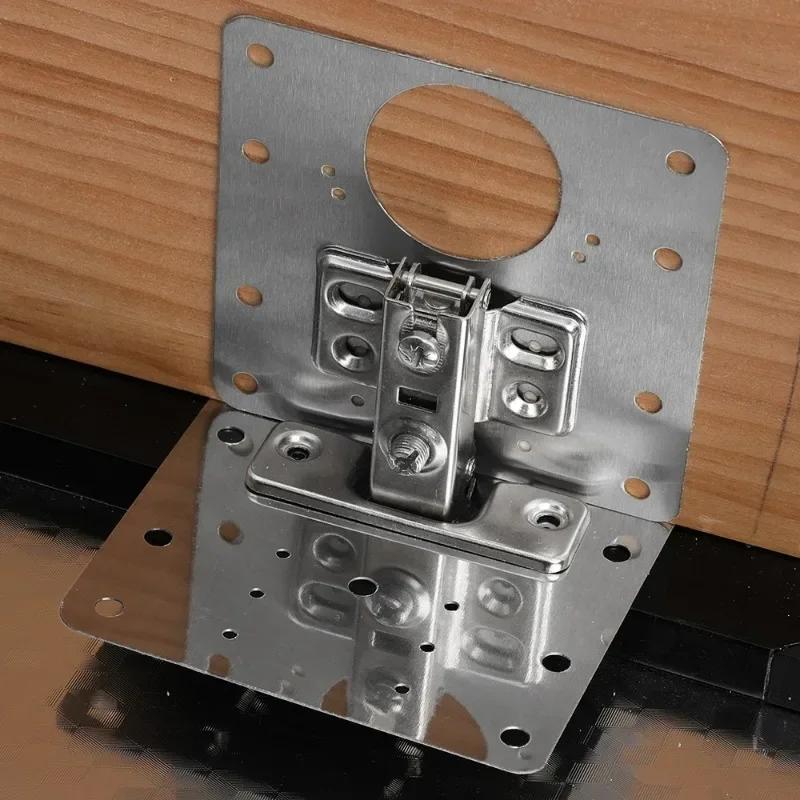 4/20pcs Hinge Repair Plate Kitchen Cabinet Door Hinges Mounting Plate with Screw Flat Fixing Brackets Furniture Hardware Tools 9x9x0.05cm
4/20pcs Hinge Repair Plate Kitchen Cabinet Door Hinges Mounting Plate with Screw Flat Fixing Brackets Furniture Hardware Tools 9x9x0.05cm