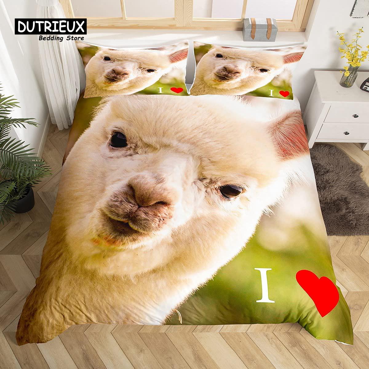 Comforter Cartoon Llama Alpaca Cactus Bedding Set Cute Animal Comforter Microfiber Botanical Twin Size Comforter (quilt)-EU Single(135*200cm)3pcs
Comforter Cartoon Llama Alpaca Cactus Bedding Set Cute Animal Comforter Microfiber Botanical Twin Size Comforter (quilt)-EU Single(135*200cm)3pcs