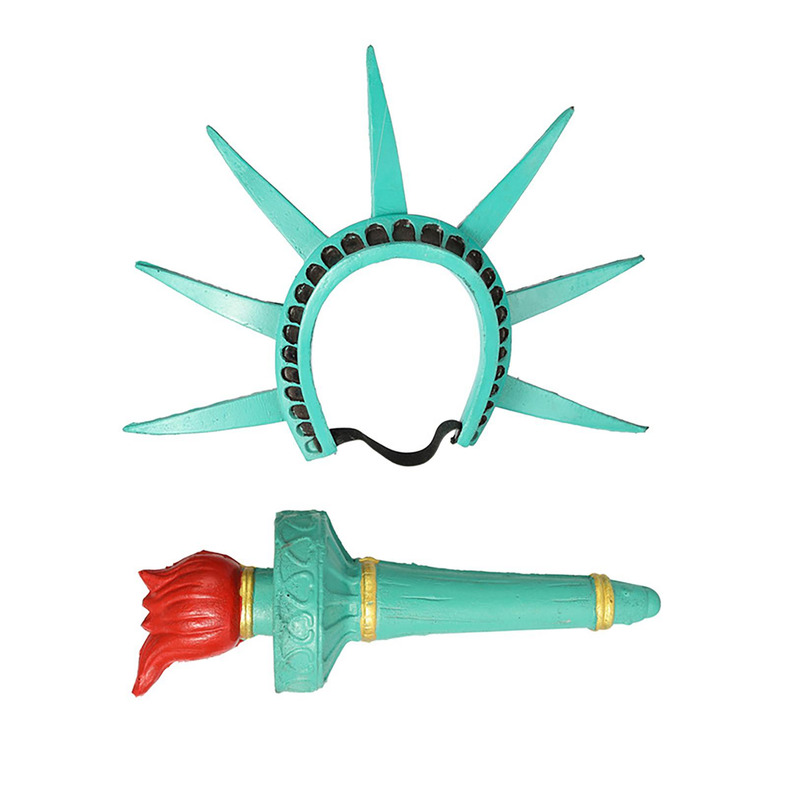 Статуя Свободы Корона и Факел Набор для Женщин Подростков Хэллоуин Костюмы Косплей Реквизит Аксессуары Для Патриотической Вечеринки
Статуя Свободы Корона и Факел Набор для Женщин Подростков Хэллоуин Костюмы Косплей Реквизит Аксессуары Для Патриотической Вечеринки