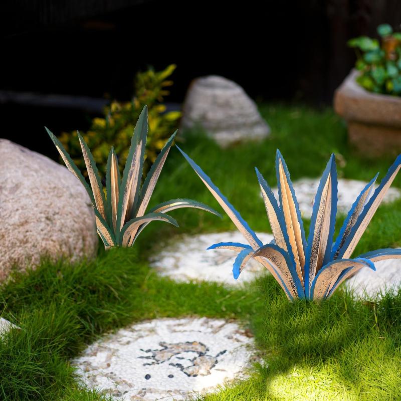 27cm/10.6in Tequila Rustic Sculpture Metal Agave Plant Home Decor Rustic Hand Painted Metal Agave Garden Ornaments
27cm/10.6in Tequila Rustic Sculpture Metal Agave Plant Home Decor Rustic Hand Painted Metal Agave Garden Ornaments