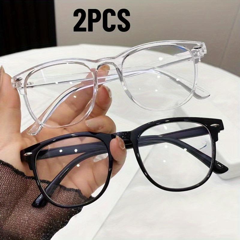 2pcs Men s and Women s Anti Blue Light Glasses - Square Women s Transparent Glasses for Daily Commuting
2pcs Men s and Women s Anti Blue Light Glasses - Square Women s Transparent Glasses for Daily Commuting