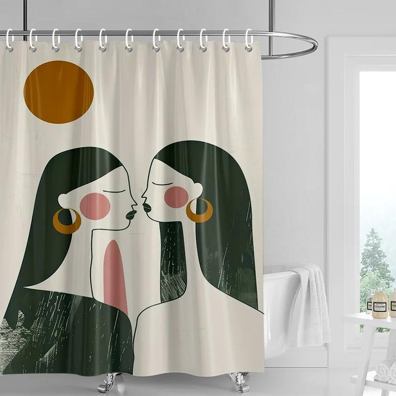 American Ins Wind Shower Curtain Abstract Illustration Bathtub Curtain Hotel/Spa Privacy Partition Curtain 180X 200Cm 240 X180Cm W60H190(CM)-1 Pcs
American Ins Wind Shower Curtain Abstract Illustration Bathtub Curtain Hotel/Spa Privacy Partition Curtain 180X 200Cm 240 X180Cm W60H190(CM)-1 Pcs