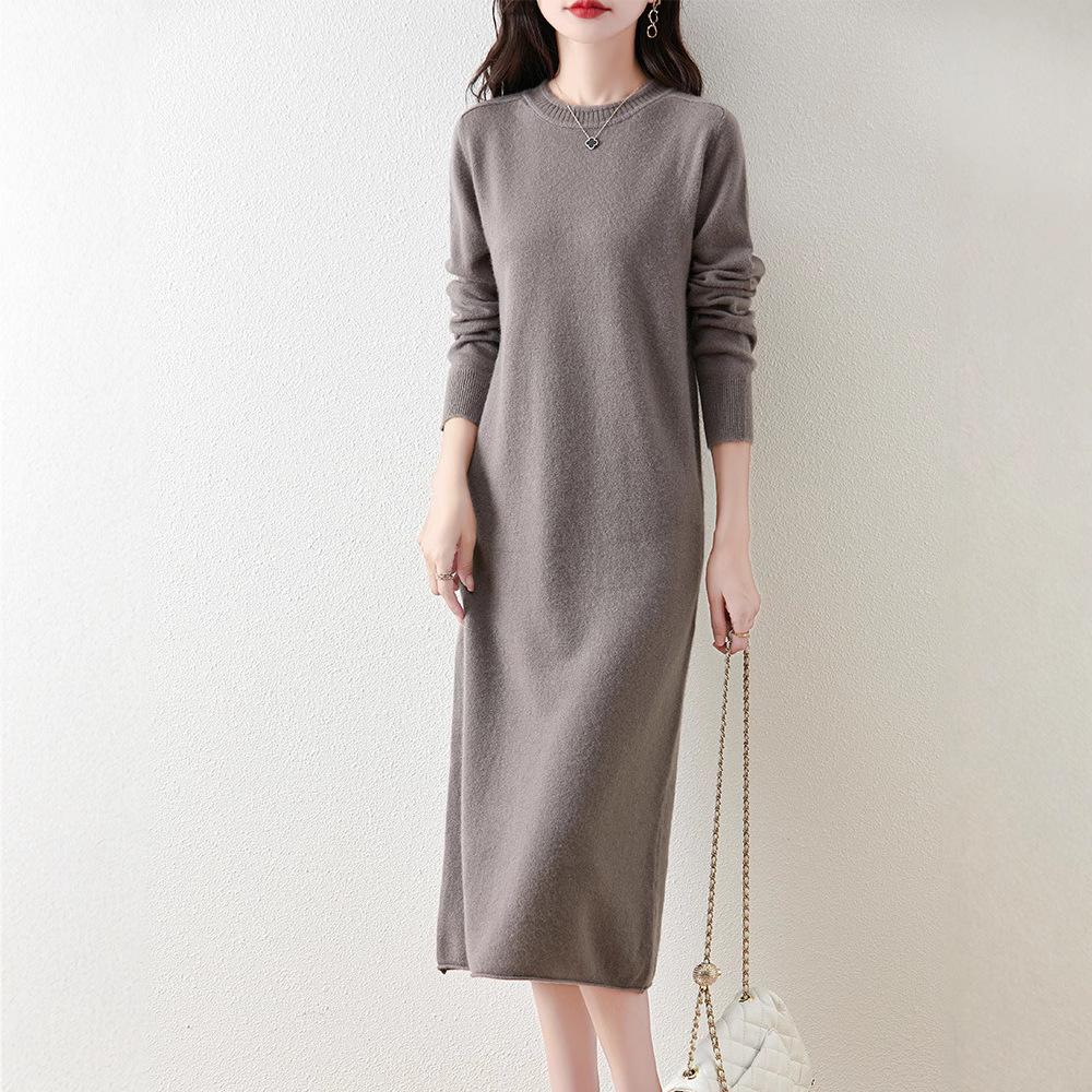 Extra Long Wool Dress with Coat - Women s Slimming Knitted Fashion for Autumn & Winter S for 40-47.5 kg
Extra Long Wool Dress with Coat - Women s Slimming Knitted Fashion for Autumn & Winter S for 40-47.5 kg