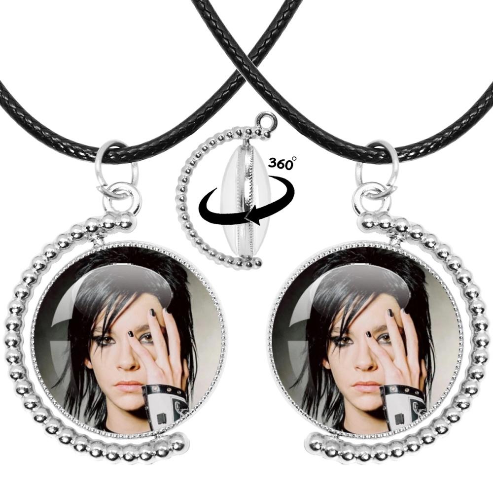Tokio Hotel Retro Rock Band Necklace Pop Bill Kaulitz Band Glass Double Sided Rotating Pendant Necklace Jewelry Charm Fans
Tokio Hotel Retro Rock Band Necklace Pop Bill Kaulitz Band Glass Double Sided Rotating Pendant Necklace Jewelry Charm Fans