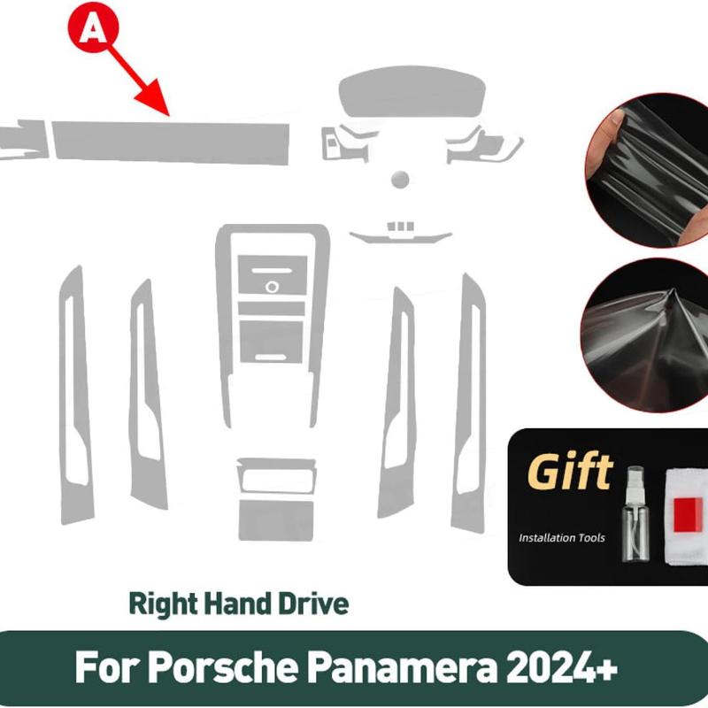 For Porsche Panamera 2024 2025 Accessories interior Thin film transparent TPU Protective Film Anti-Scratch Sticker Right Hand Drive
For Porsche Panamera 2024 2025 Accessories interior Thin film transparent TPU Protective Film Anti-Scratch Sticker Right Hand Drive