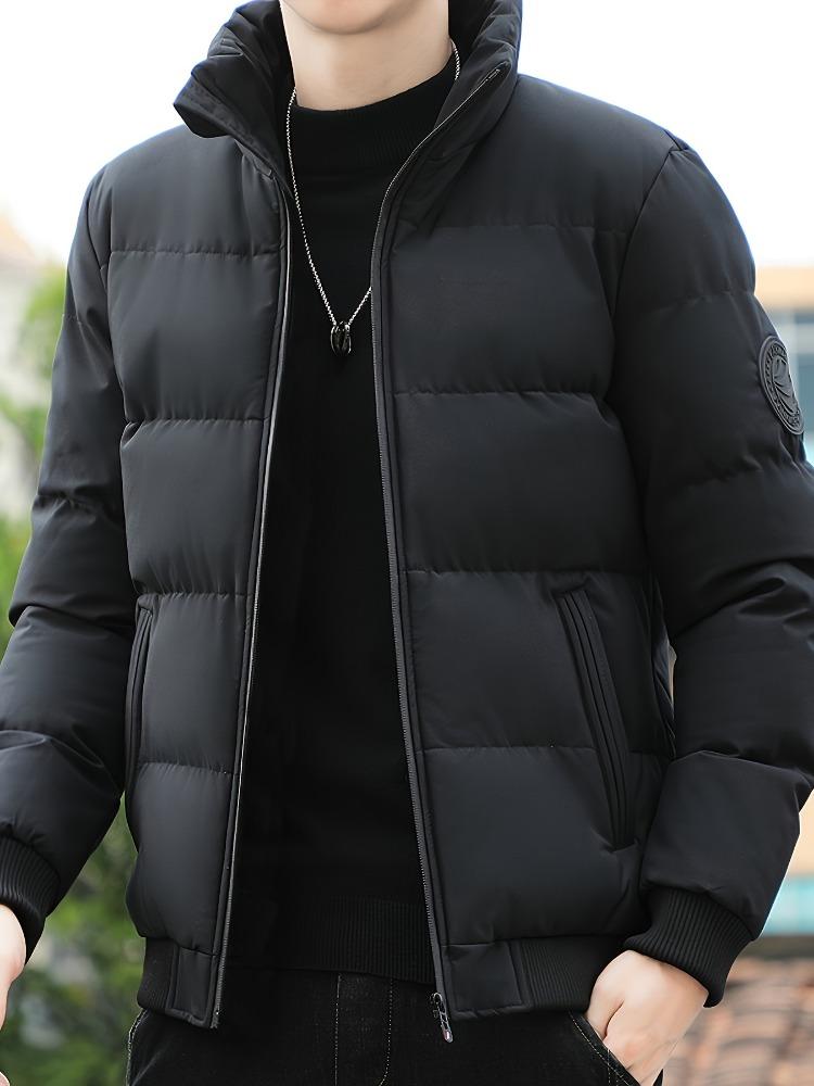 Мужская теплая куртка с воротником-стойкой, теплое толстое пальто для осени и зимы 4XL чёрный
Мужская теплая куртка с воротником-стойкой, теплое толстое пальто для осени и зимы 4XL чёрный