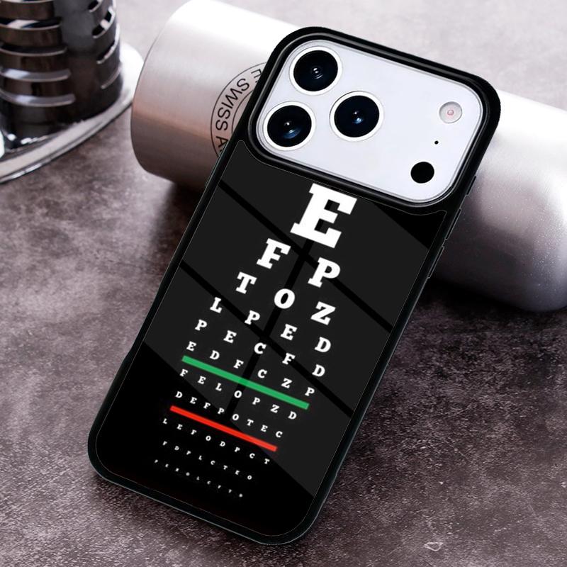 Vision Test Chart Fashion Phone Case For iPhone 17,16e,15,14,13,12,11,Mini,Pro,MAX soft Silicone Cover iPhone 12 Pro Max
Vision Test Chart Fashion Phone Case For iPhone 17,16e,15,14,13,12,11,Mini,Pro,MAX soft Silicone Cover iPhone 12 Pro Max