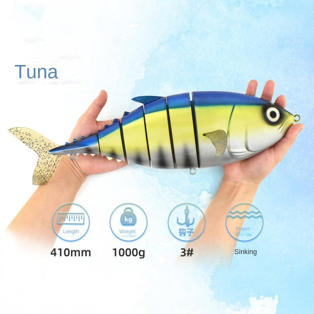 Ultra Large Sea Fishing Lure Realistic 41cm Fishing Lure New Tuna Swinning Bait D 
Ultra Large Sea Fishing Lure Realistic 41cm Fishing Lure New Tuna Swinning Bait D