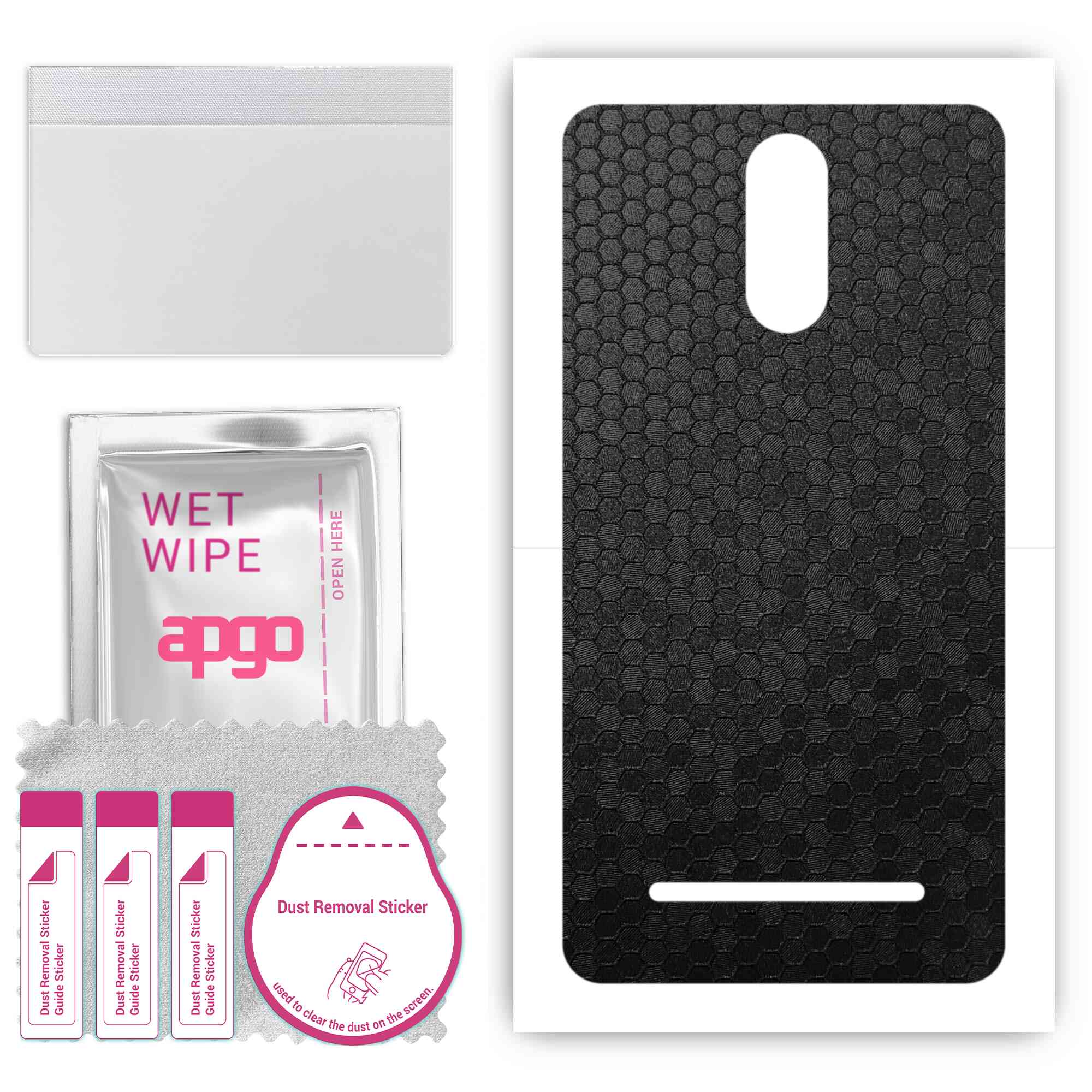 apgo Protective Skin Sticker for the back compatible with Kruger&Matz Flow 5 Plus, Wrap Film, Foil, Vinyl - Pattern Black Honeycomb
apgo Protective Skin Sticker for the back compatible with Kruger&Matz Flow 5 Plus, Wrap Film, Foil, Vinyl - Pattern Black Honeycomb