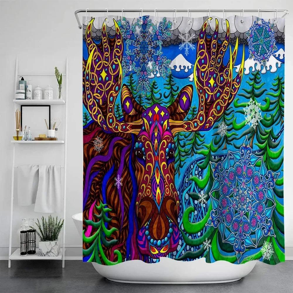 New Modern Style Psychedelic Series Shower Curtain Polyester Waterproof Mildew Proof Abstract Eyes Bathroom Curtain With Hooks W60H190(CM)-1 Pcs
New Modern Style Psychedelic Series Shower Curtain Polyester Waterproof Mildew Proof Abstract Eyes Bathroom Curtain With Hooks W60H190(CM)-1 Pcs