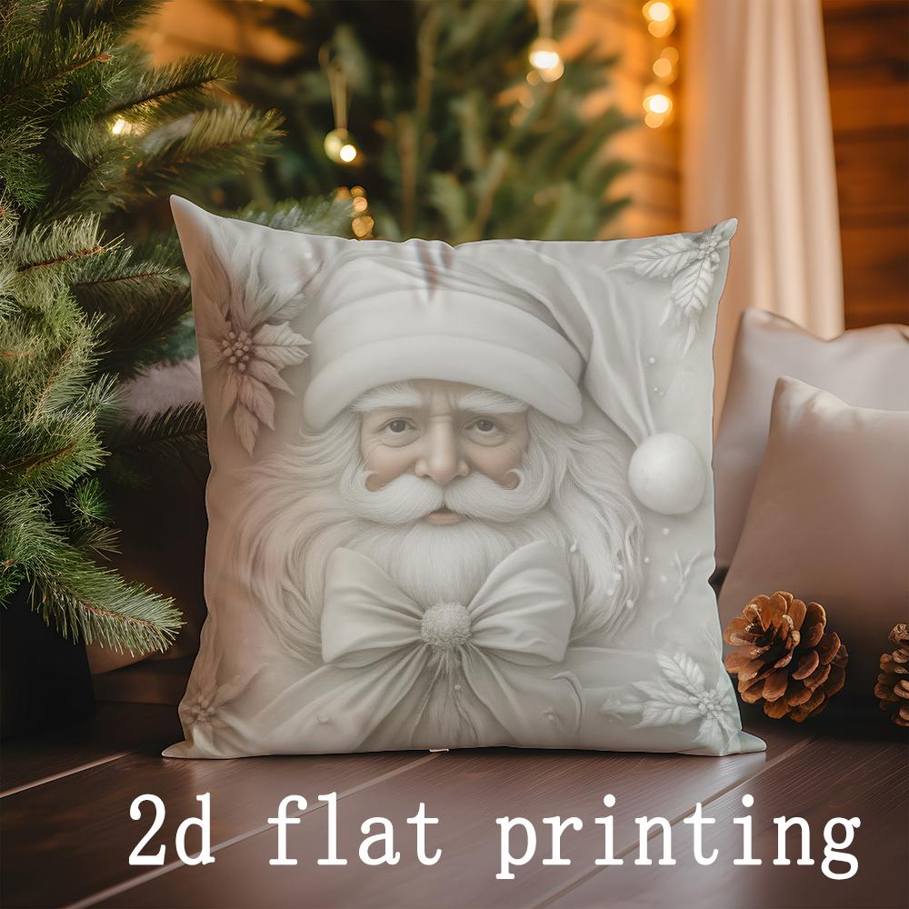 Home Decor Christmas-themed Snowman and Santa Pillows Pattern Cushion Cover Suitable for Sofa Bedroom Car Pillow Cover 16x16Inch
Home Decor Christmas-themed Snowman and Santa Pillows Pattern Cushion Cover Suitable for Sofa Bedroom Car Pillow Cover 16x16Inch