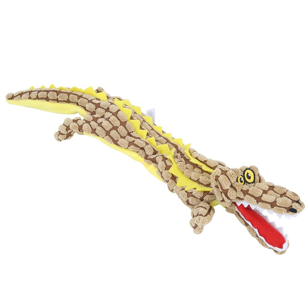 Soft Plush Pet Crocodilian Shape Sounding Teeth Cleaning Protection Chewing Biting Interactive коричневый
Soft Plush Pet Crocodilian Shape Sounding Teeth Cleaning Protection Chewing Biting Interactive коричневый