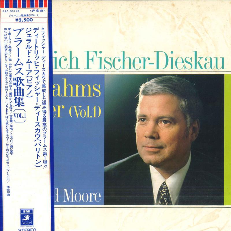 LP Record DIETRICH FISCHERDIESKAU GERALD MO Brahms Lieder Vol. 1 EAC80124 ANGEL Japan Obi Classical Used
LP Record DIETRICH FISCHERDIESKAU GERALD MO Brahms Lieder Vol. 1 EAC80124 ANGEL Japan Obi Classical Used