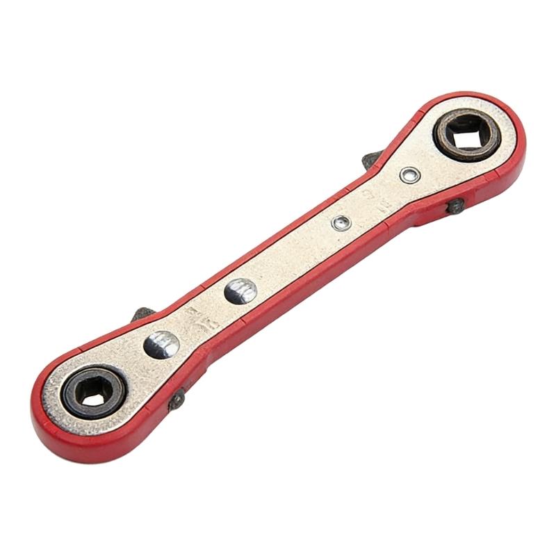 Red Trimmed Ratcheting Wrench For AC Valves Repair Spanner With Double Direction Function And Alloy Steel Construction 1
Red Trimmed Ratcheting Wrench For AC Valves Repair Spanner With Double Direction Function And Alloy Steel Construction 1