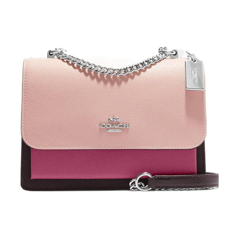 COACH Klare 22 Silver Logo Flap Chain Cross Pattern Internal Zipper Leather Square Bag Handle Crossbody Shoulder Bag Women s Pink серебряный
COACH Klare 22 Silver Logo Flap Chain Cross Pattern Internal Zipper Leather Square Bag Handle Crossbody Shoulder Bag Women s Pink серебряный