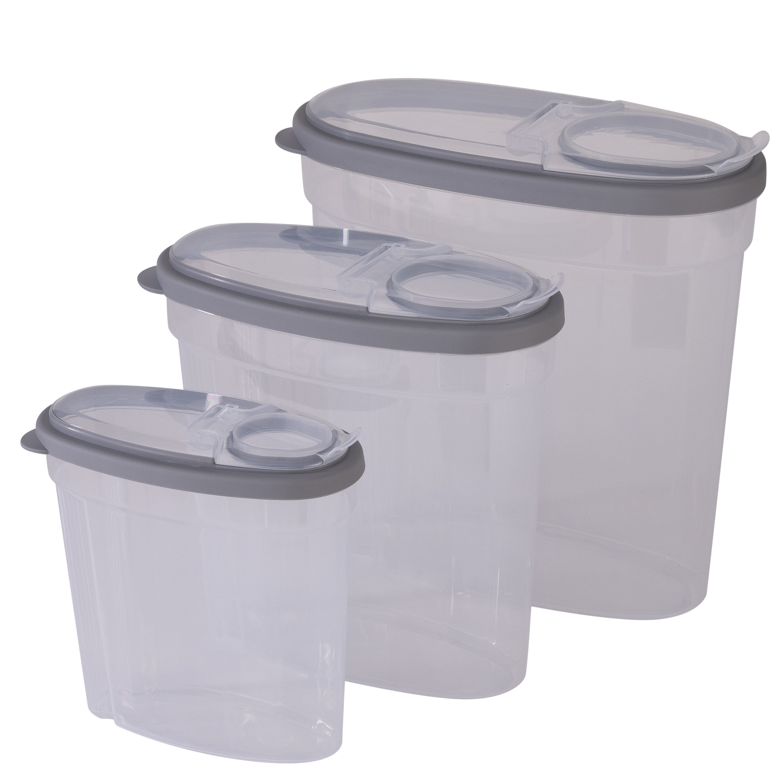 3 Pack Cereal Containers,Large: 10.8 x 5.1 x11 , Medium: 8.9 x 4.5 x 9.25 , Small: 6.7 x 3.4 x 7.2 United States
3 Pack Cereal Containers,Large: 10.8 x 5.1 x11 , Medium: 8.9 x 4.5 x 9.25 , Small: 6.7 x 3.4 x 7.2 United States