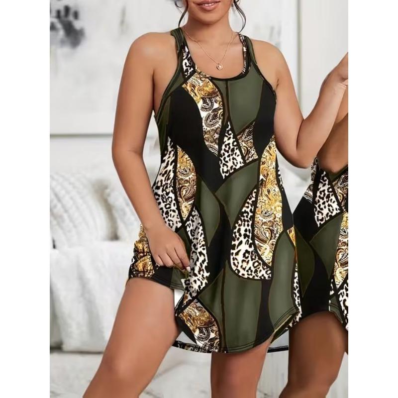 Women s Vintage Pattern Printed Sleeveless Round Neck Dress Loose Soft and Comfortable Plus Size Dress 8XL дубильна кора
Women s Vintage Pattern Printed Sleeveless Round Neck Dress Loose Soft and Comfortable Plus Size Dress 8XL дубильна кора