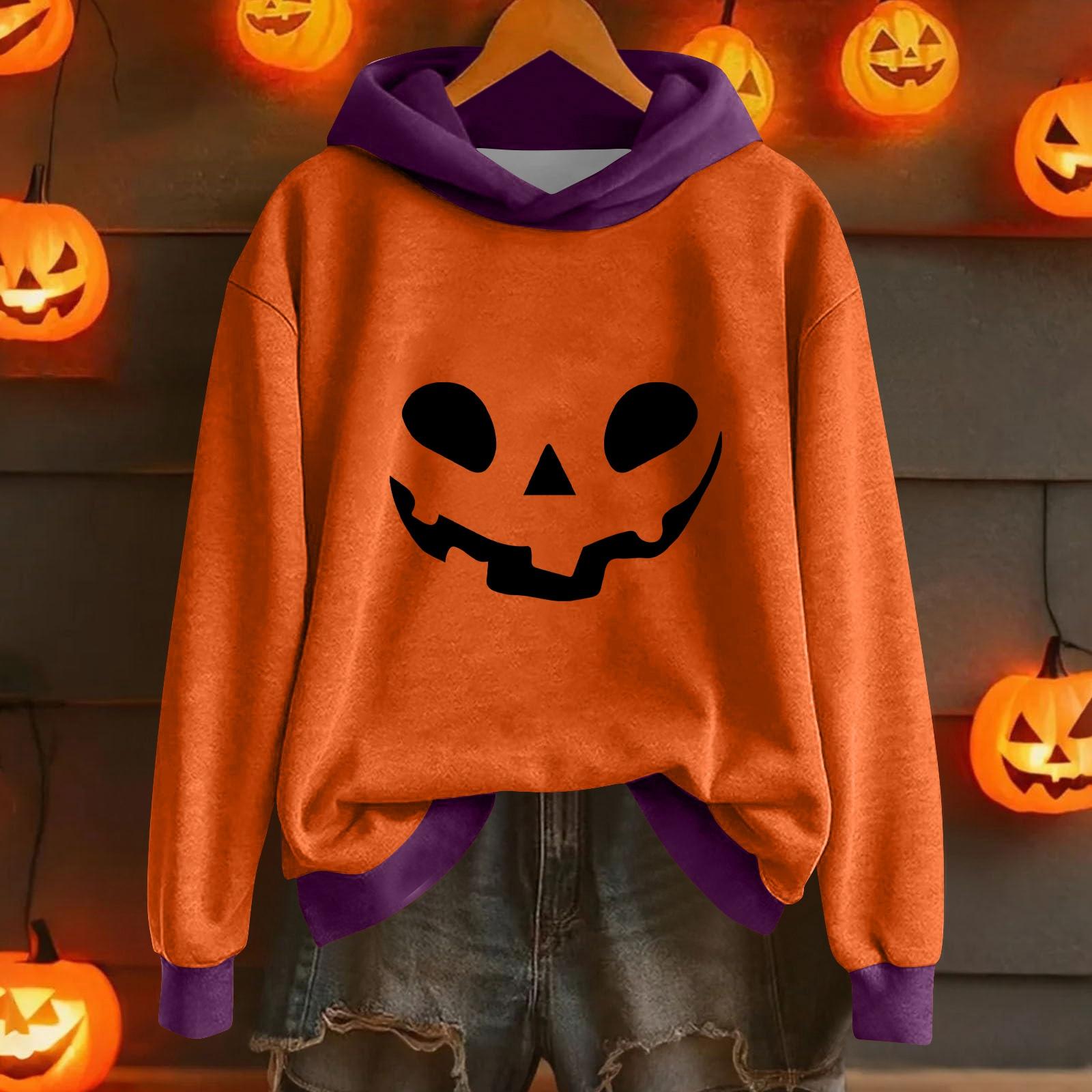 Women s Fashion Lightweight Long Sleeve Pullover With Halloween Print Hoodie XL
Women s Fashion Lightweight Long Sleeve Pullover With Halloween Print Hoodie XL