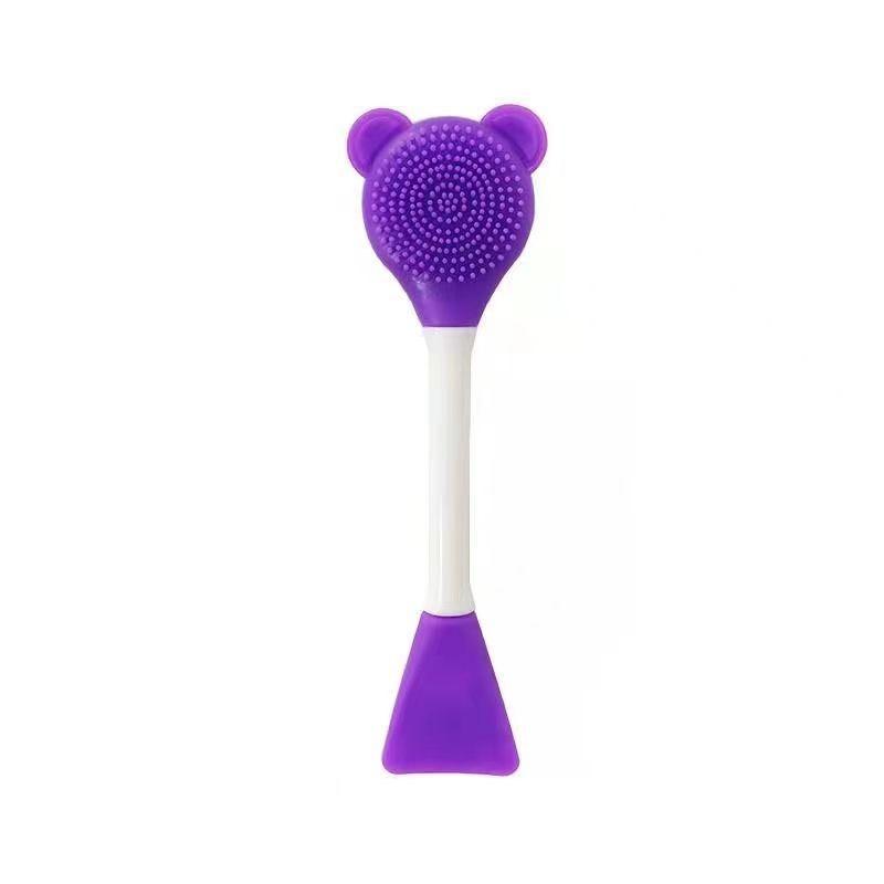 Bear Silicone Double Head Face Mask Brush Mud Film Facial Brush Skin Care Tool Facial Exfoliate Blackhead Removal Cleanser Brush
Bear Silicone Double Head Face Mask Brush Mud Film Facial Brush Skin Care Tool Facial Exfoliate Blackhead Removal Cleanser Brush