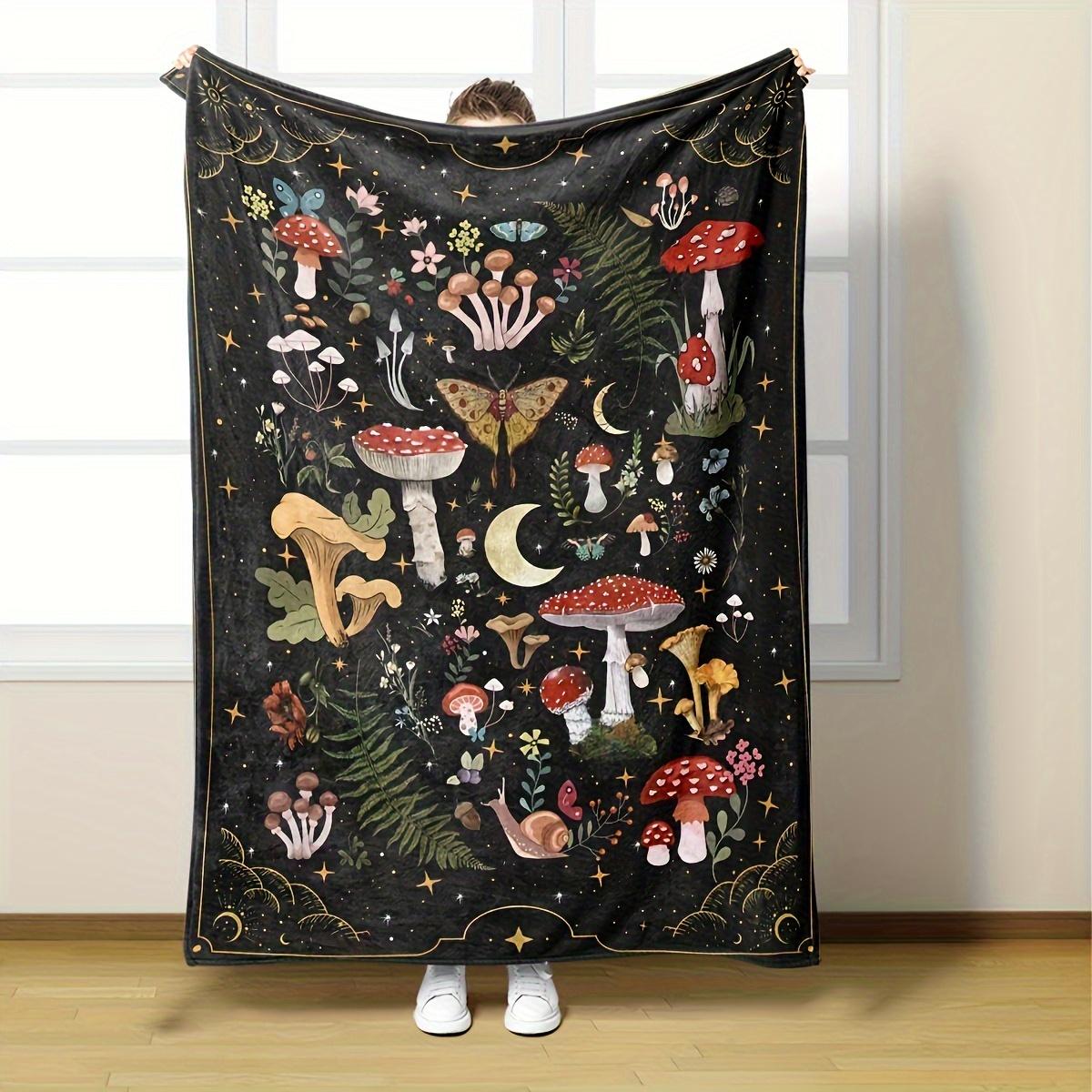 Cozy Mushroom & Butterfly Flannel Throw Blanket - Soft, Warm, and Tear-Resistant for Couch, Bed, Office - Versatile All-Season Gift 150x200cm
Cozy Mushroom & Butterfly Flannel Throw Blanket - Soft, Warm, and Tear-Resistant for Couch, Bed, Office - Versatile All-Season Gift 150x200cm