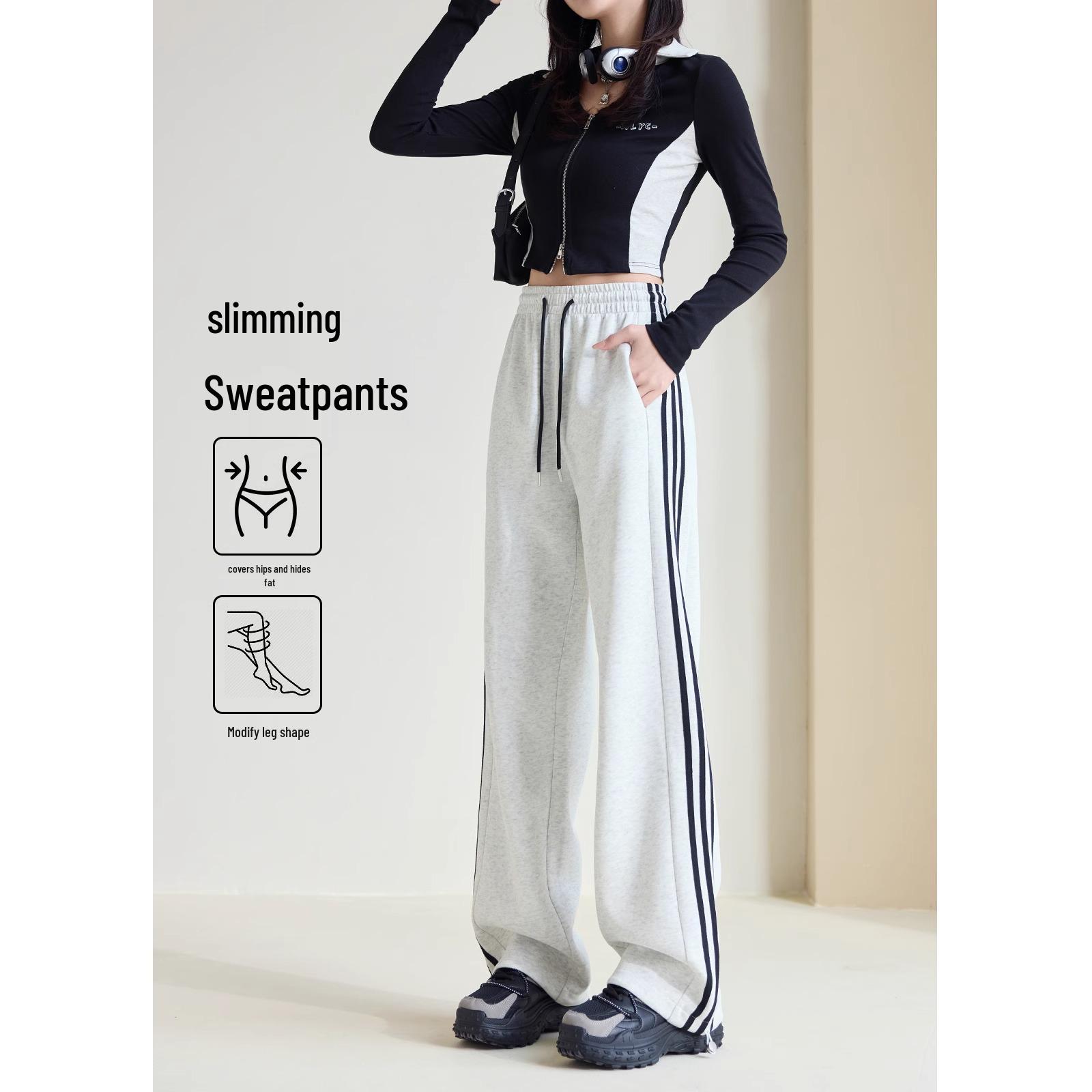 Women s Slimming High Waist Striped Wide Leg Sweatpants - Spring 2025 Style M (96-110 lbs)
Women s Slimming High Waist Striped Wide Leg Sweatpants - Spring 2025 Style M (96-110 lbs)