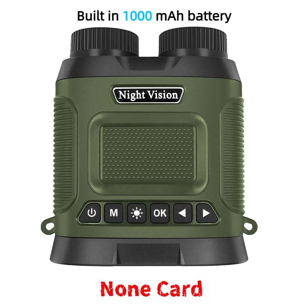 Телескоп нічного бачення, Цифрова фото- та відеозйомка на відкритому повітрі, Інфрачервоний пристрій нічного бачення високої чіткості 【1000mAh】None Card зелений
Телескоп нічного бачення, Цифрова фото- та відеозйомка на відкритому повітрі, Інфрачервоний пристрій нічного бачення високої чіткості 【1000mAh】None Card зелений