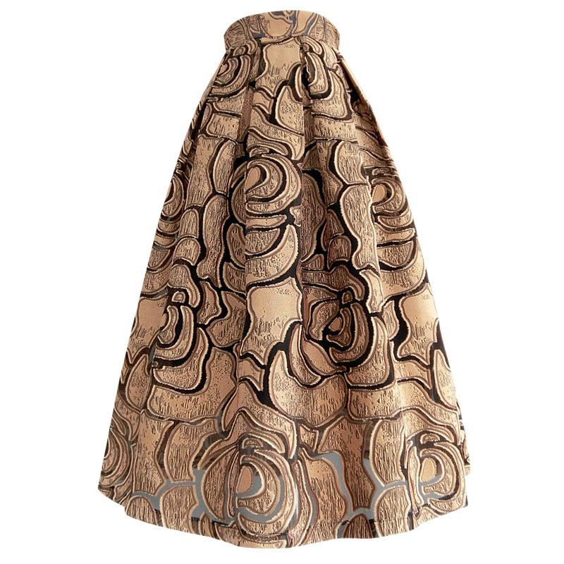 Khaki Geometric Vintage High Waist Ball Gown A-line Loose Women s Skirt Knee-Length Long Skirts for Women Clothing Fashion XS
Khaki Geometric Vintage High Waist Ball Gown A-line Loose Women s Skirt Knee-Length Long Skirts for Women Clothing Fashion XS