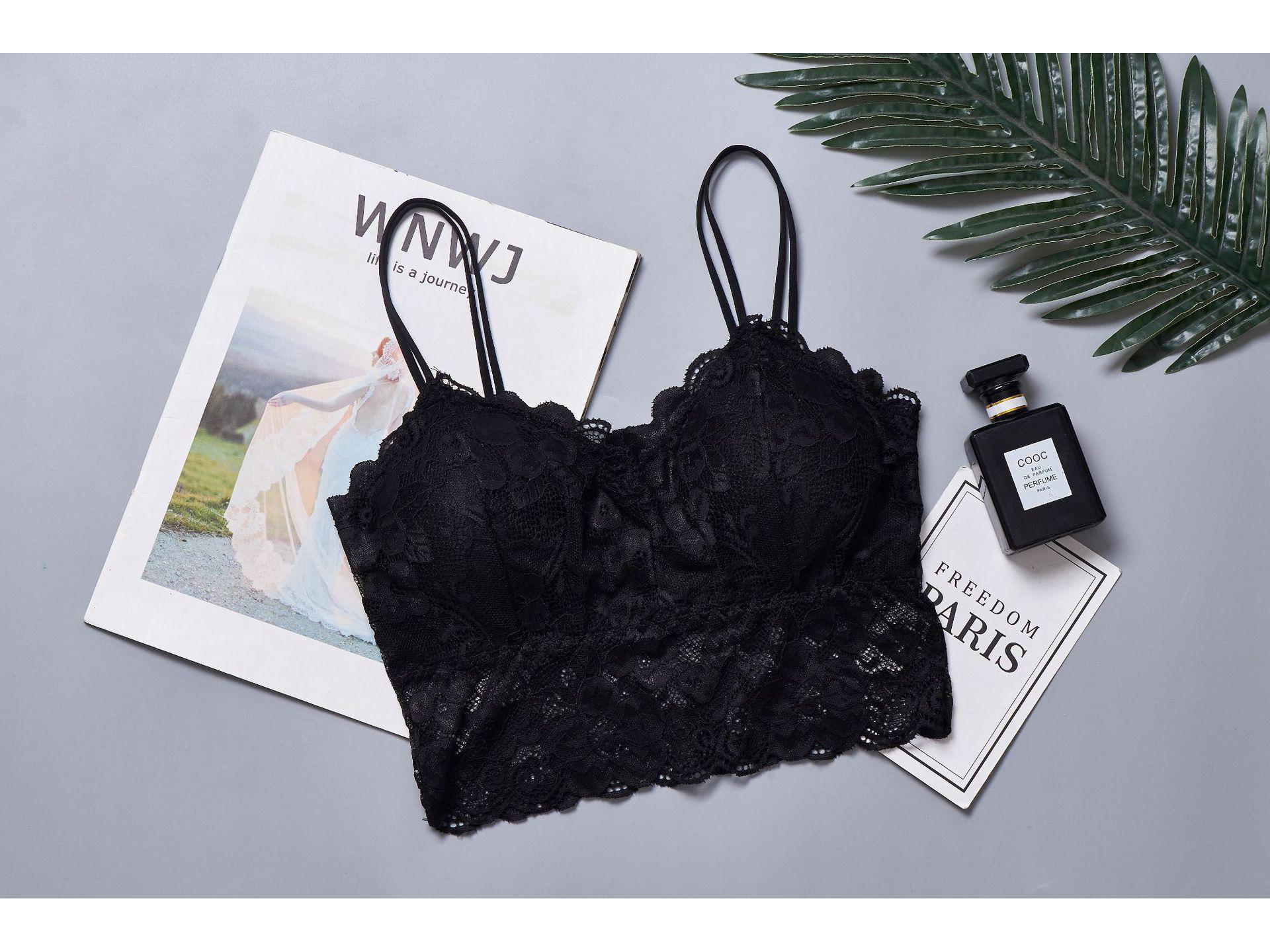 Жіночий мереживний бюстгальтер-бандо великого розміру з подушечками та бретелями-спагеті - Без бретелей майка для красивої спини M чорний
Жіночий мереживний бюстгальтер-бандо великого розміру з подушечками та бретелями-спагеті - Без бретелей майка для красивої спини M чорний