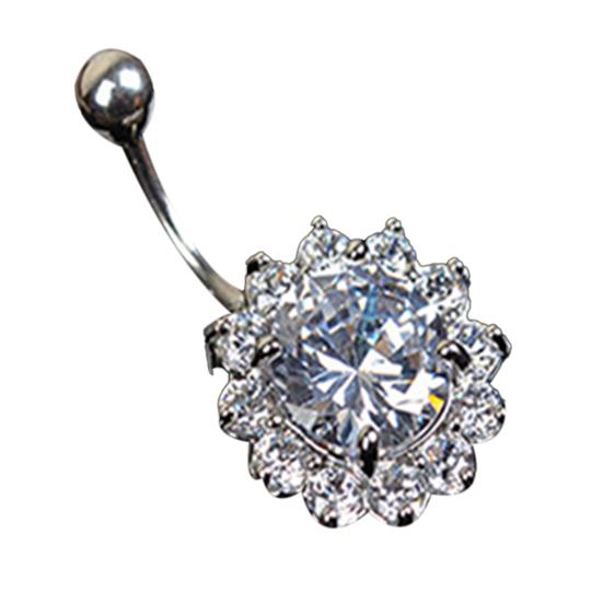 Body Piercing Ring Fashion Rhinestone Ball Button Jewelry Barbell Bar Belly Navel Ring for Women білий
Body Piercing Ring Fashion Rhinestone Ball Button Jewelry Barbell Bar Belly Navel Ring for Women білий