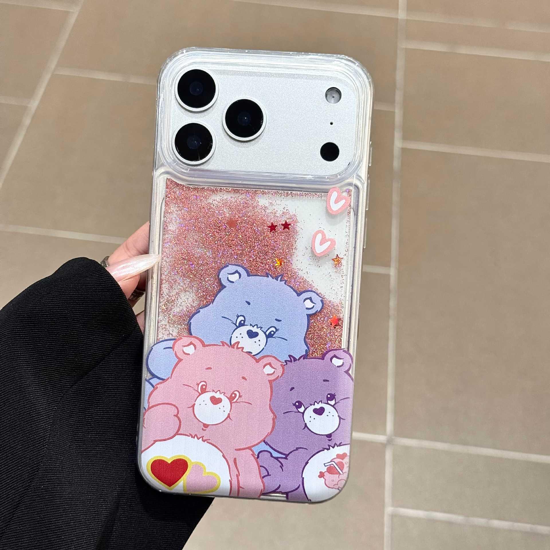 Korean Style Glitter Liquid Rainbow Bear Phone Case for iPhone 15/16Pro/17ProMax, Drop-proof Full Coverage. 16
Korean Style Glitter Liquid Rainbow Bear Phone Case for iPhone 15/16Pro/17ProMax, Drop-proof Full Coverage. 16
