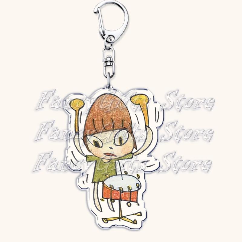 Popular Cartoon Yoshitomo Figures Keychains for Accessories Bag Nara Cat Red Dress Phone Charm Keyrings Jewelry Friends Gifts
Popular Cartoon Yoshitomo Figures Keychains for Accessories Bag Nara Cat Red Dress Phone Charm Keyrings Jewelry Friends Gifts