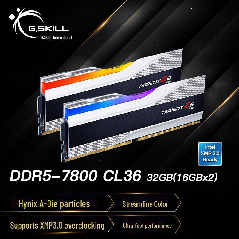 G.SKILL 32 ГБ DDR5 RGB Комплект оперативної пам яті для настільного ПК - TZ5RK Fantasy Front Двоканальний 6400MHz 16GX2 Mirage RGB Black
G.SKILL 32 ГБ DDR5 RGB Комплект оперативної пам яті для настільного ПК - TZ5RK Fantasy Front Двоканальний 6400MHz 16GX2 Mirage RGB Black