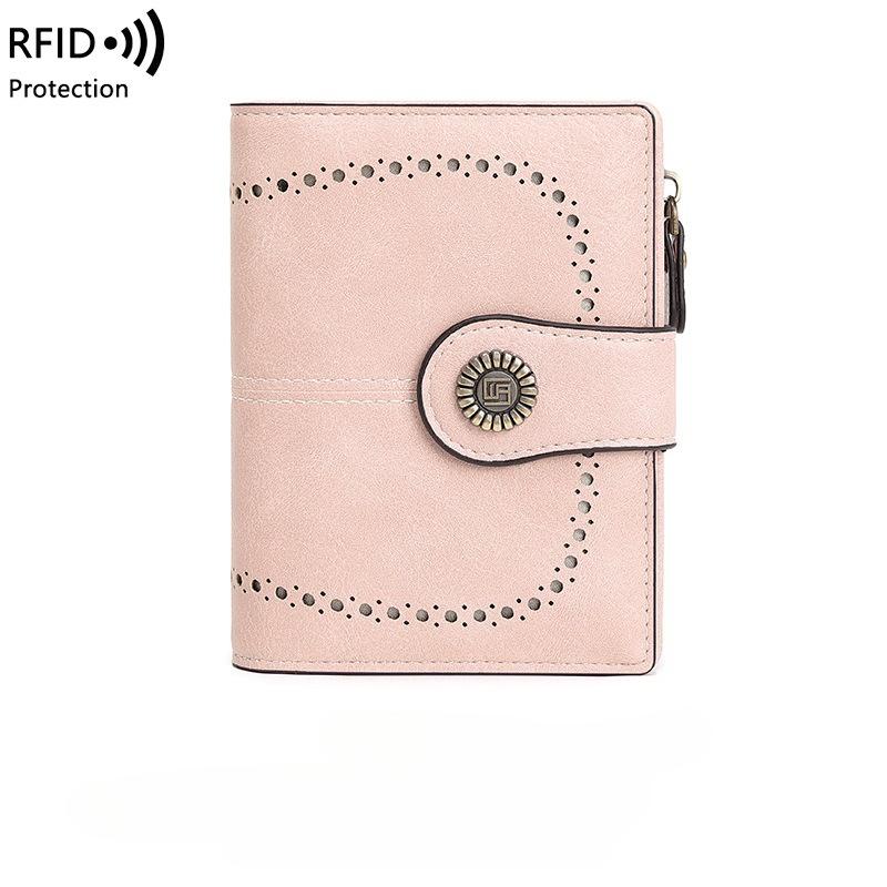 Women Short Wallets RFID Anti-theft Brush Buckle Wallet Large Capacity Multi Slot Card Pack Coin Purse High Quality PU Leather Clutch Bag
Women Short Wallets RFID Anti-theft Brush Buckle Wallet Large Capacity Multi Slot Card Pack Coin Purse High Quality PU Leather Clutch Bag