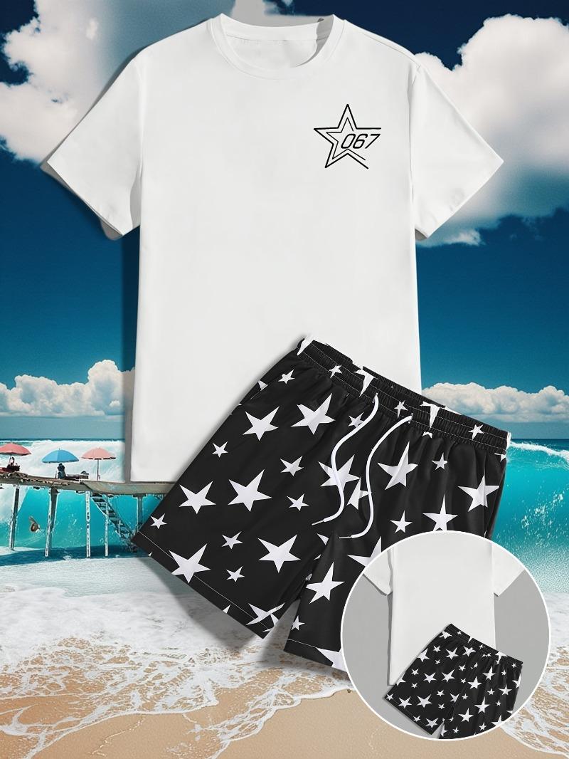 Men s casual crew neck graphic T-shirt and shorts set XL
Men s casual crew neck graphic T-shirt and shorts set XL