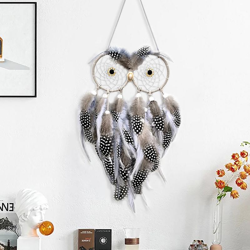 Handcrafted Owl Dream Catcher Wind Chimes Nordic Living Room Wall Hanging Ornaments Birthday Festival Holiday Gifts Home Decor
Handcrafted Owl Dream Catcher Wind Chimes Nordic Living Room Wall Hanging Ornaments Birthday Festival Holiday Gifts Home Decor