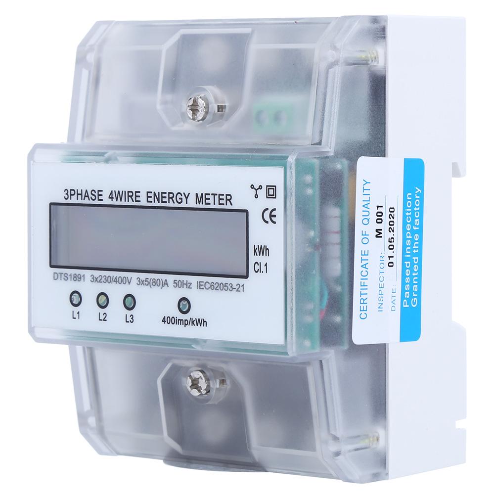 3‑Phase 4‑Wire DIN Rail Meter DTS1891 High Accuracy 4P White Energy Meters 50Hz
3‑Phase 4‑Wire DIN Rail Meter DTS1891 High Accuracy 4P White Energy Meters 50Hz
