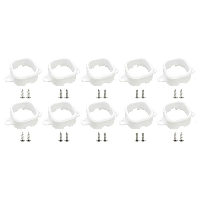 10PCS Heavy Duty Weatherproof Light Clip Secure Mounting System Plastic Texture for Outdoor LED Fixtures Easy Assembly 1
10PCS Heavy Duty Weatherproof Light Clip Secure Mounting System Plastic Texture for Outdoor LED Fixtures Easy Assembly 1