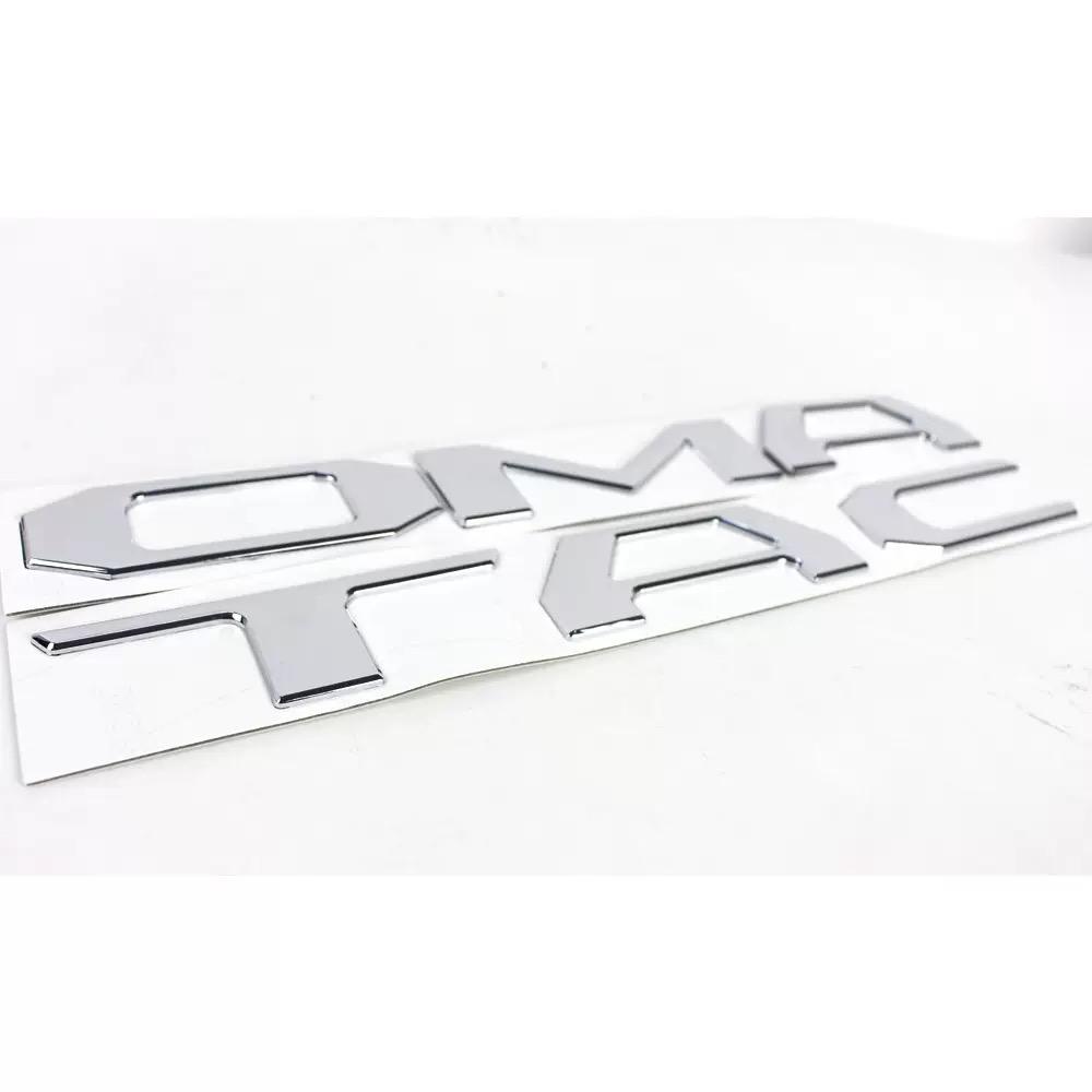 3D lettering in 3D form on the tailgate of Toyota Tacoma 2016 - 2021 models, and English letter decorations on the trunk срібний
3D lettering in 3D form on the tailgate of Toyota Tacoma 2016 - 2021 models, and English letter decorations on the trunk срібний