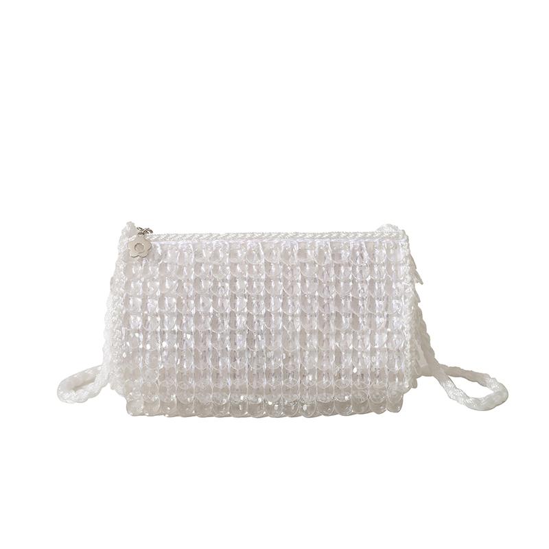 High Quality Fashion Sparkling Crystal Beaded Crossbody Bags Handwoven Shimmering Evening Clutch with Chain Strap Shoulder Bags білий
High Quality Fashion Sparkling Crystal Beaded Crossbody Bags Handwoven Shimmering Evening Clutch with Chain Strap Shoulder Bags білий