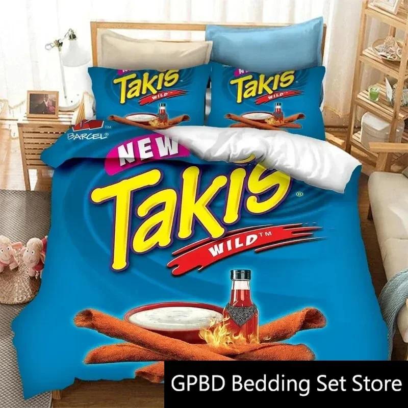 3D Print Snacks Takis Bedding Set Double Twin King Duvet Cover Comforter Pillowcase Boys Girls Adults Bedroom 135x200cm
3D Print Snacks Takis Bedding Set Double Twin King Duvet Cover Comforter Pillowcase Boys Girls Adults Bedroom 135x200cm