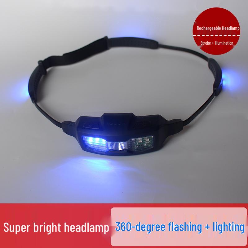 TBD-MD02 Multi-Purpose 360° LED Helmet Light - Red & Blue Flashing Cap Flashlight
TBD-MD02 Multi-Purpose 360° LED Helmet Light - Red & Blue Flashing Cap Flashlight