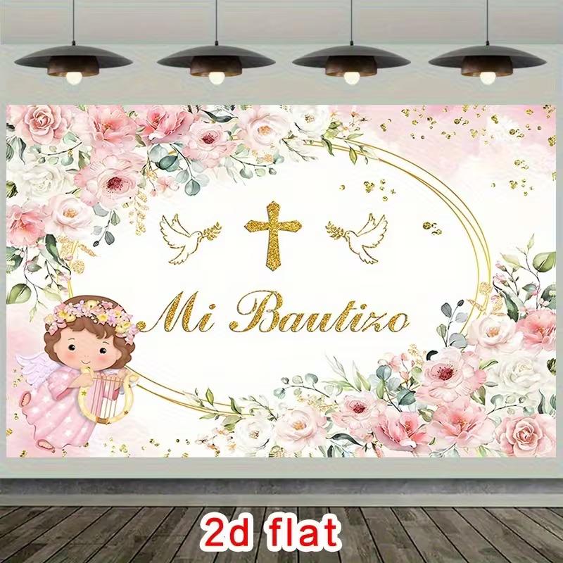 2D Baptism Backdrop Mi Bautizo Angel & Dove Photoshoot Background 47.2x31.5inch/120*80cm
2D Baptism Backdrop Mi Bautizo Angel & Dove Photoshoot Background 47.2x31.5inch/120*80cm