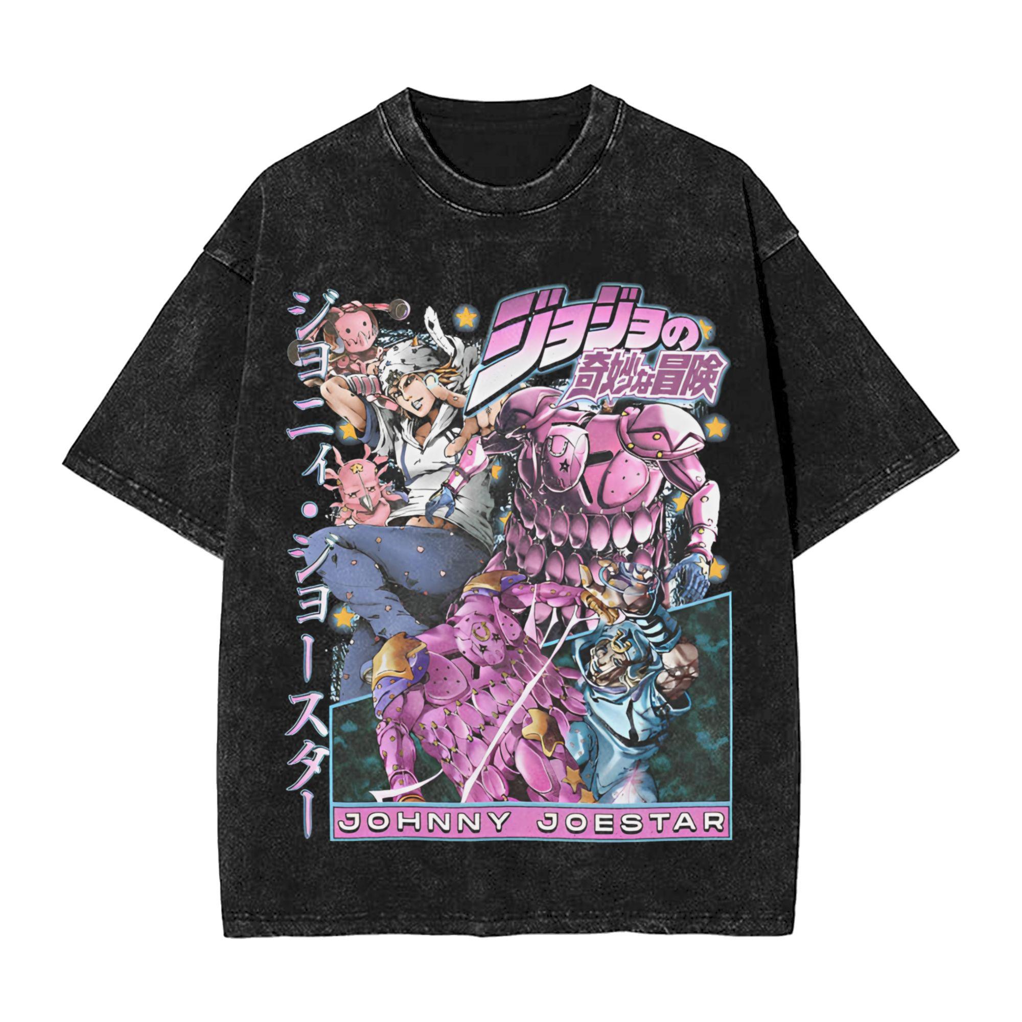 Anime JoJos Bizarre Adventure Johnny Joestar Graphic T Shirt Men Washed Cotton Tshirts Vintage Manga Tshirt Harajuku Male Tops S
Anime JoJos Bizarre Adventure Johnny Joestar Graphic T Shirt Men Washed Cotton Tshirts Vintage Manga Tshirt Harajuku Male Tops S
