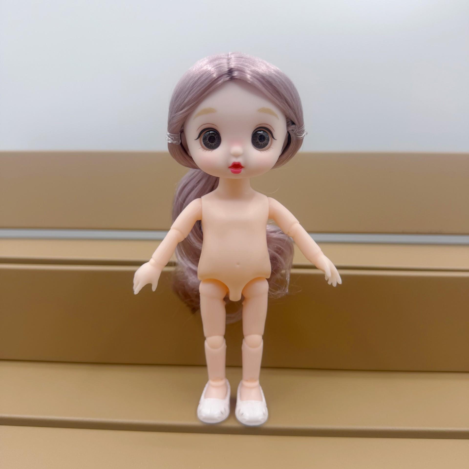 17 см Міні BJD Doll Body - 6 Дівчинка Принцеса, 16 см Маленька Гола Лялька Head, Body, Shoes
17 см Міні BJD Doll Body - 6 Дівчинка Принцеса, 16 см Маленька Гола Лялька Head, Body, Shoes