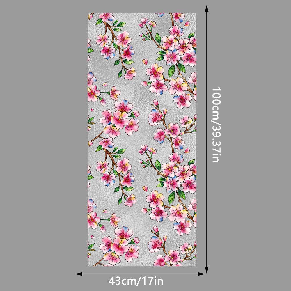 Flower Ripple Electrostatic Glass Sticker PVC Adhesive Free Double-sided Colored Glass Sticker (43x100cm)
Flower Ripple Electrostatic Glass Sticker PVC Adhesive Free Double-sided Colored Glass Sticker (43x100cm)