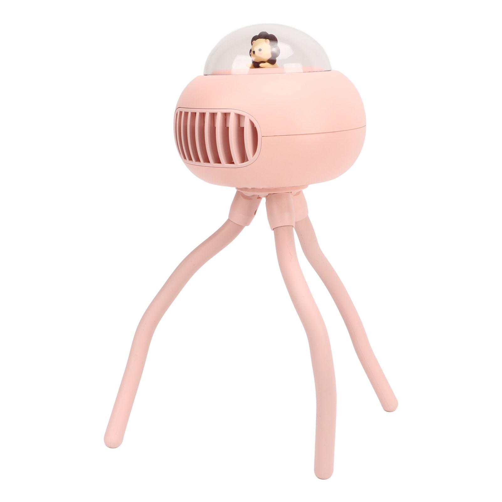 Mini Handheld Personal Portable Fan USB Small Baby Stroller Fan with Flexible Tripod Pink Lion
Mini Handheld Personal Portable Fan USB Small Baby Stroller Fan with Flexible Tripod Pink Lion